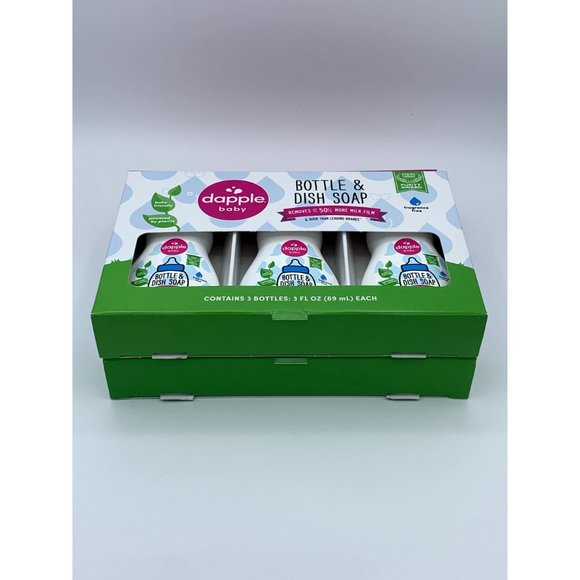 Lot of 2 Dapple baby bottle and dish soap (6 bottles) NEW IN BOX - Picture 5 of 5